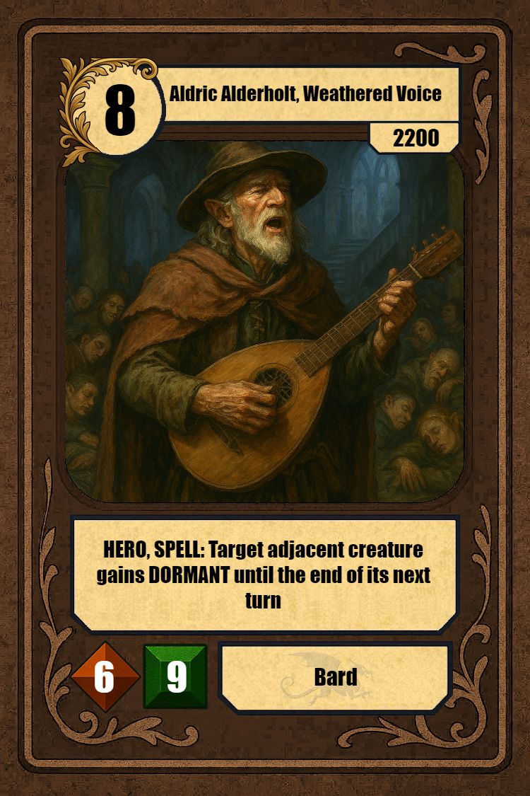 Aldric Alderholt, Weathered Voice