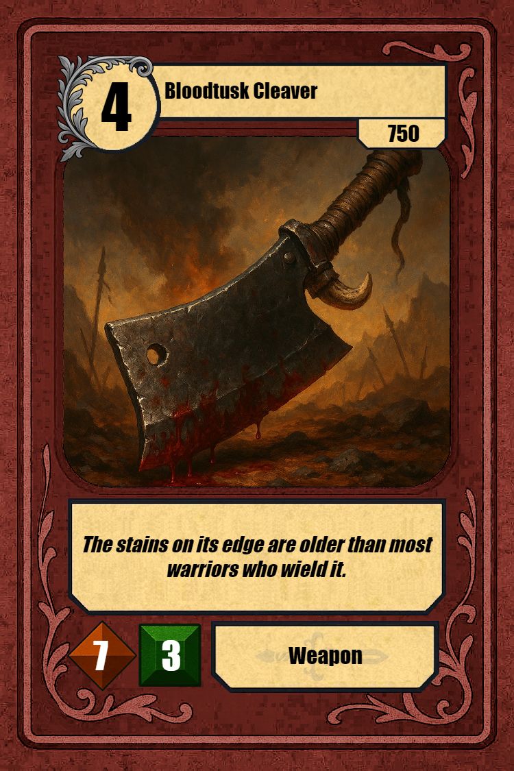 Bloodtusk Cleaver