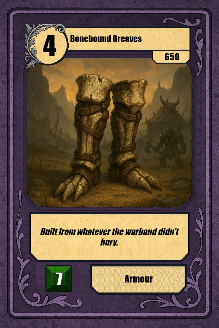 Bonebound Greaves