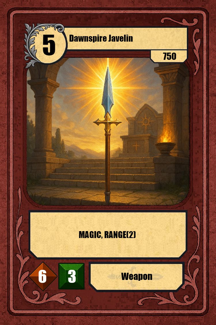 Dawnspire Javelin