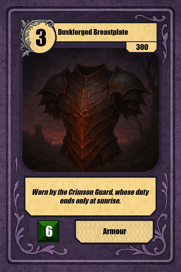 Duskforged Breastplate