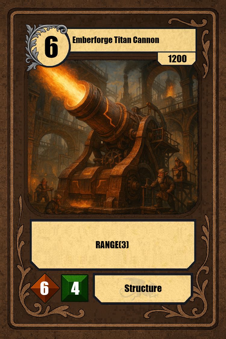 Emberforge Titan Cannon