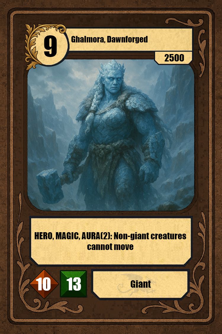 Ghalmora, Dawnforged