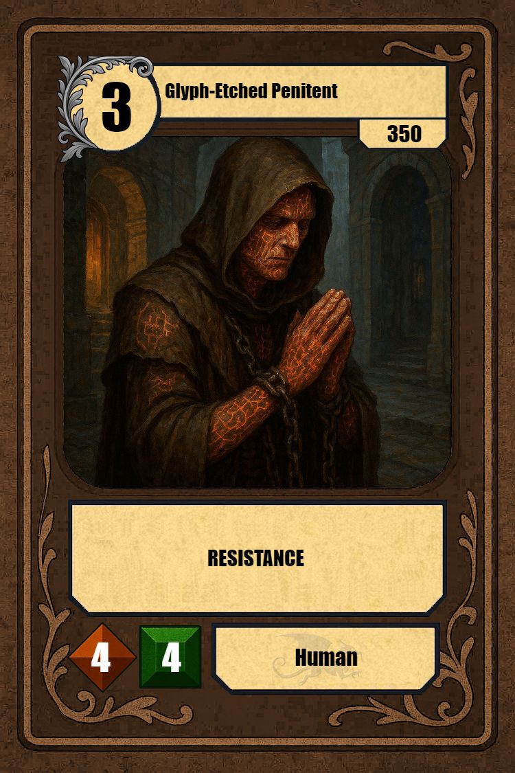 Glyph-Etched Penitent