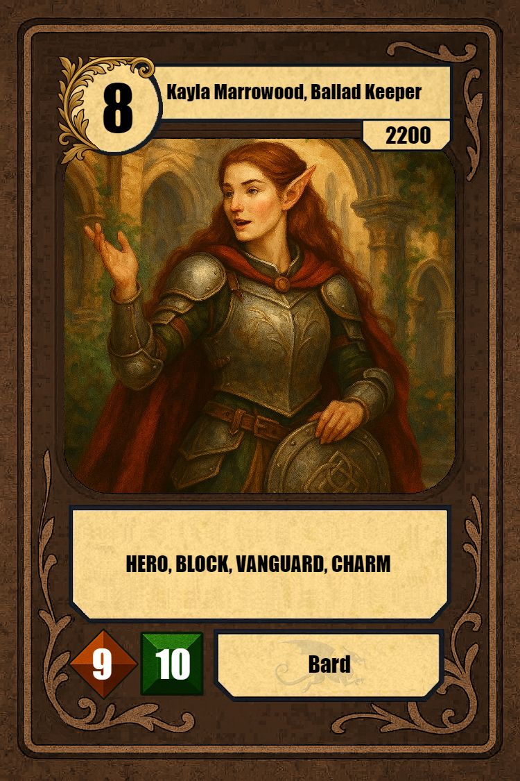 Kayla Marrowood, Ballad Keeper