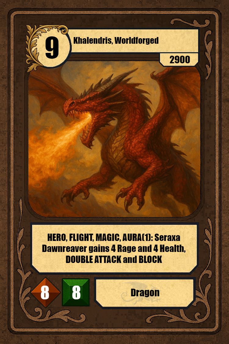 Khalendris, Worldforged