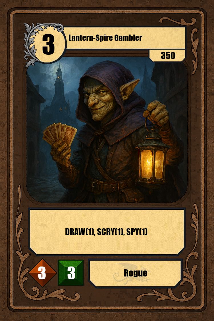 Lantern-Spire Gambler