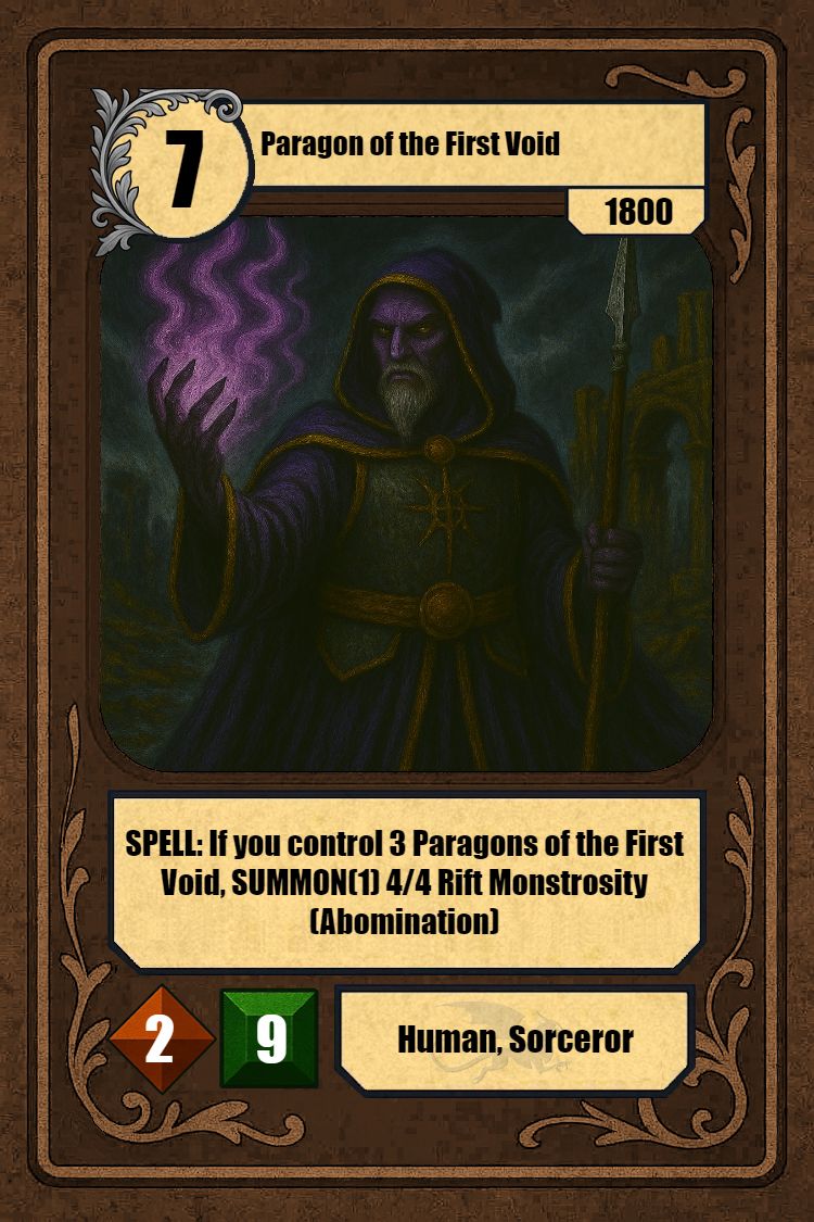 Paragon of the First Void