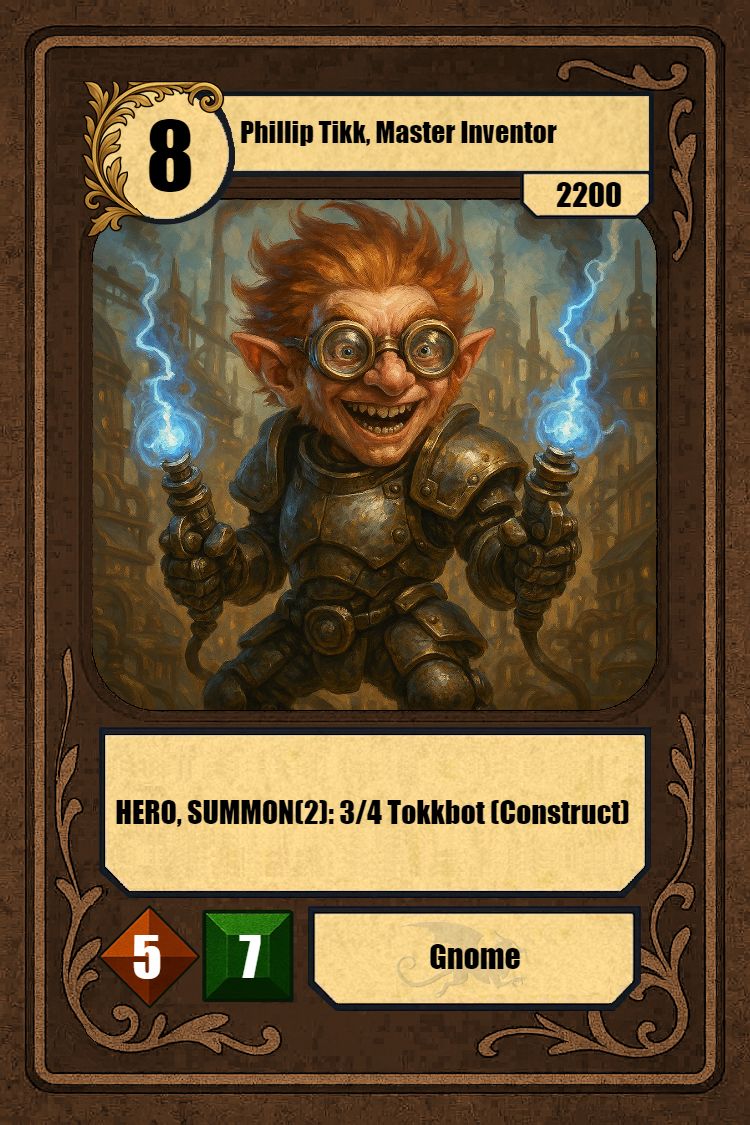 Phillip Tikk, Master Inventor