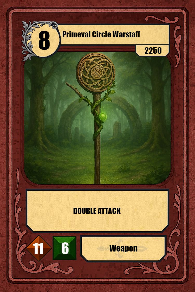 Primeval Circle Warstaff