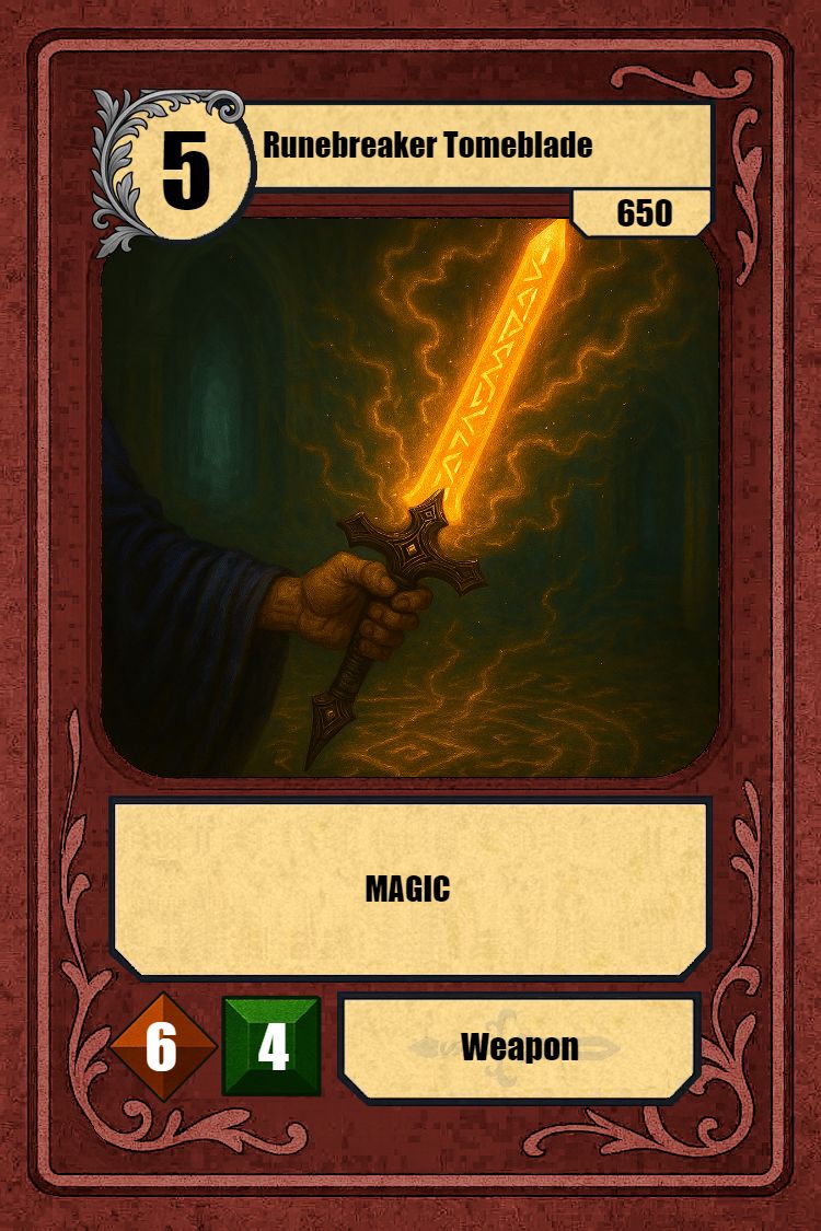 Runebreaker Tomeblade