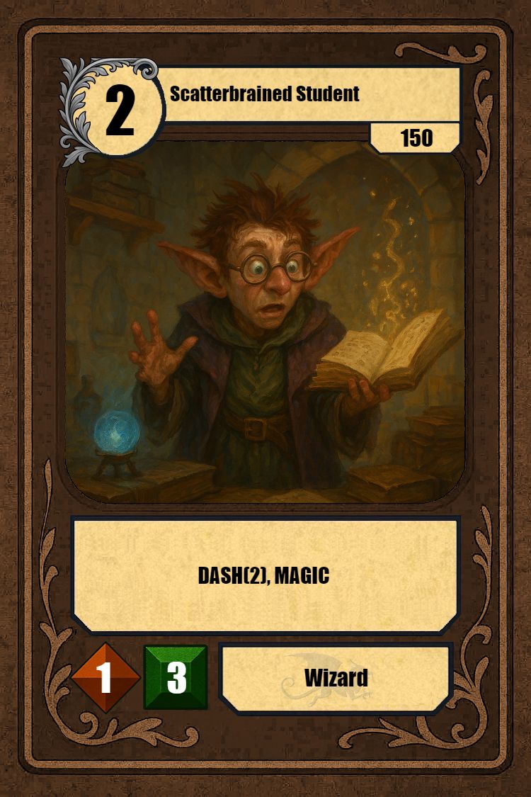 Scatterbrained Student