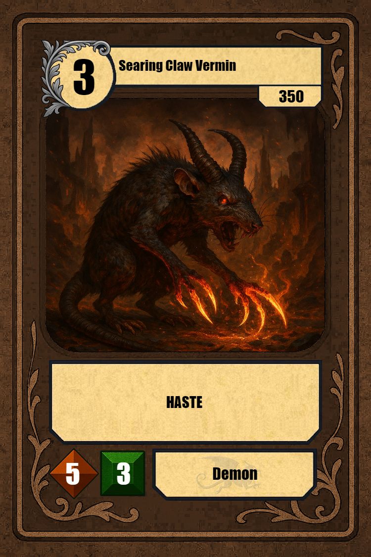 Searing Claw Vermin