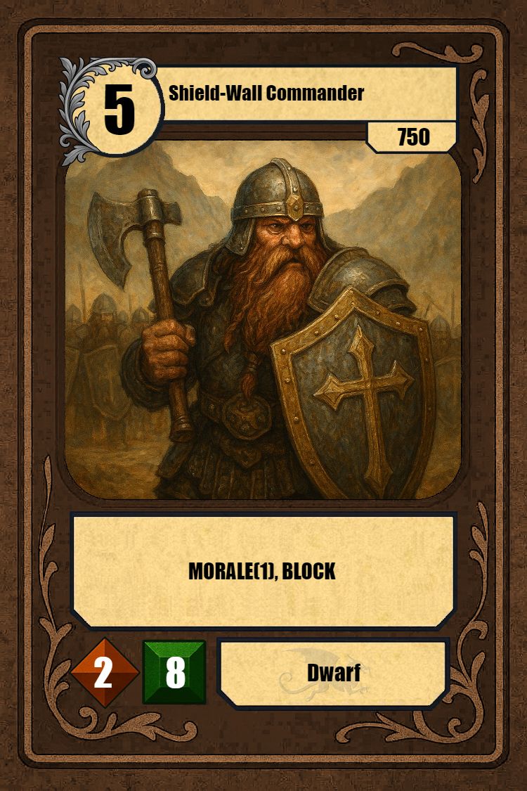 Shield-Wall Commander