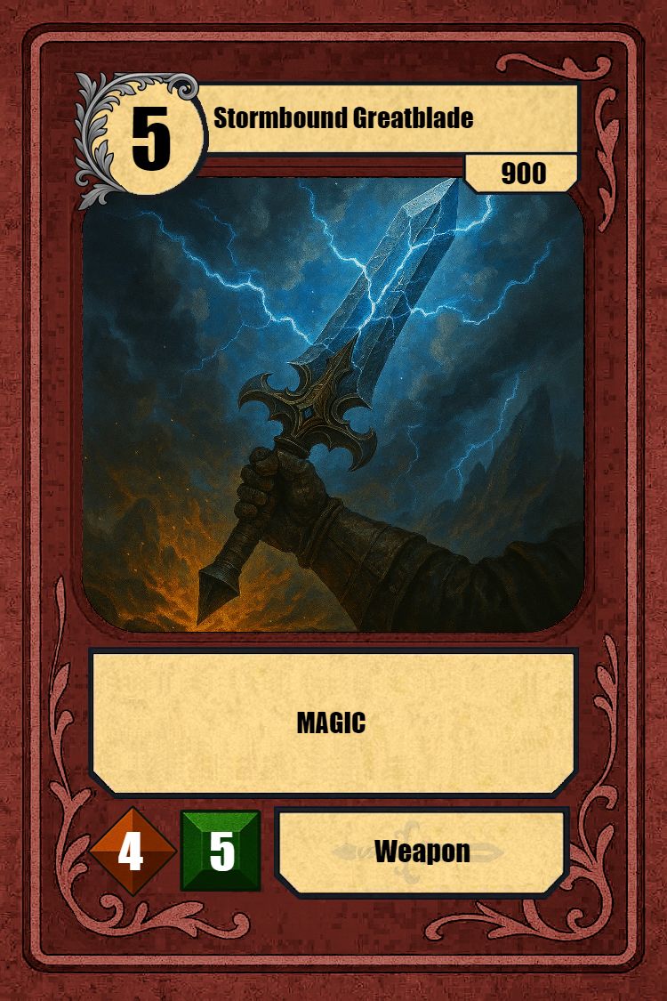 Stormbound Greatblade