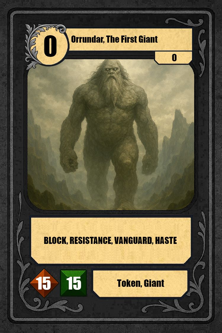 Orrundar, The First Giant