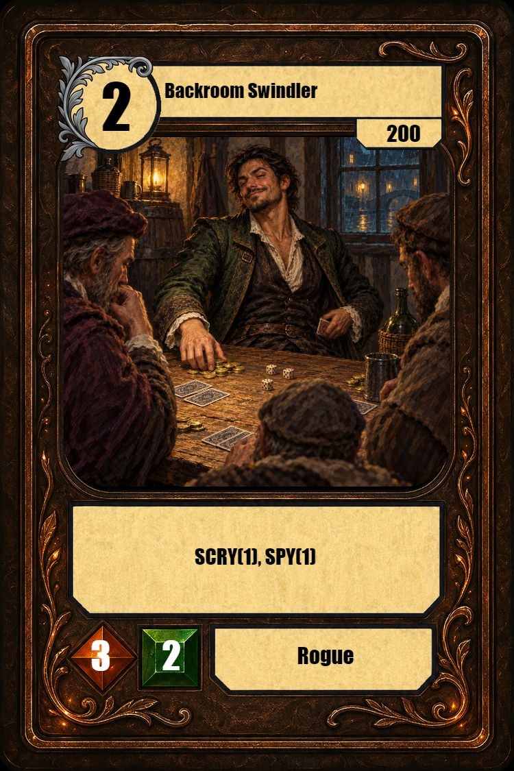 Backroom Swindler
