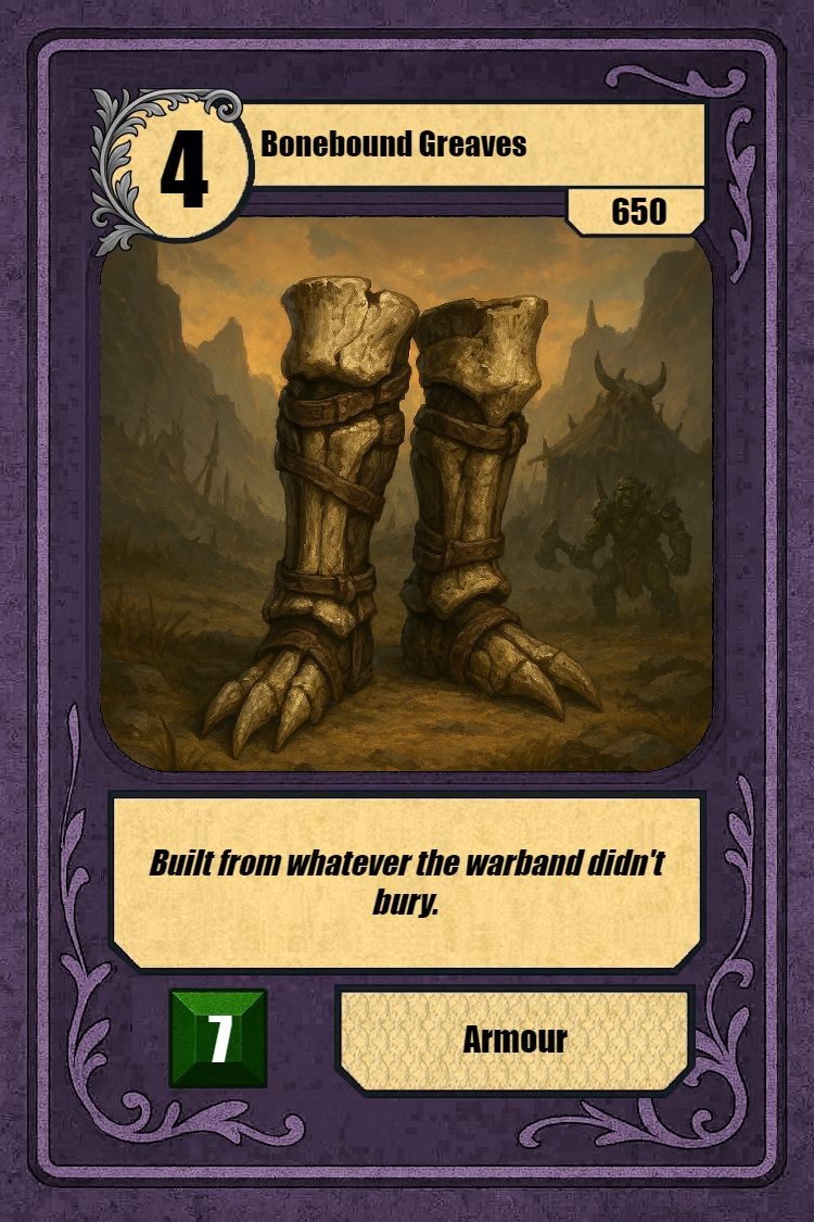 Bonebound Greaves