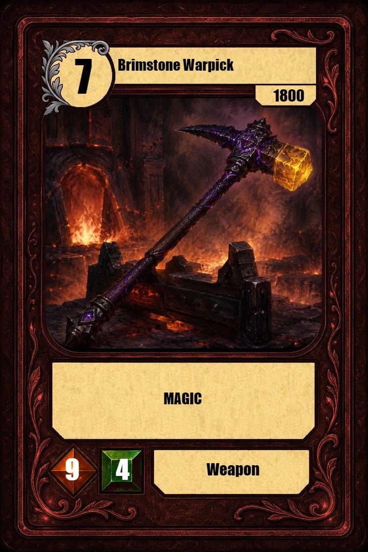 Brimstone Warpick