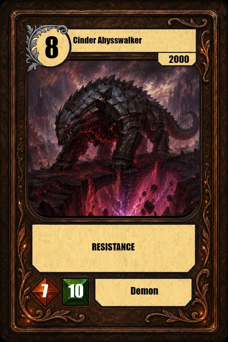Cinder Abysswalker