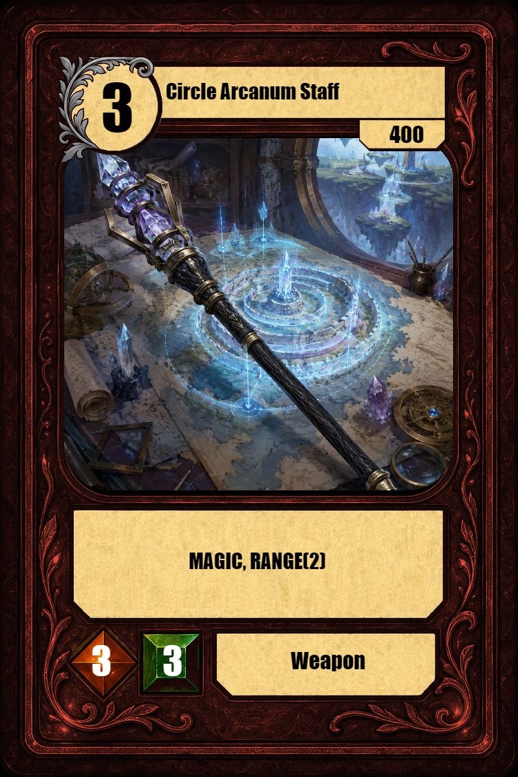 Circle Arcanum Staff