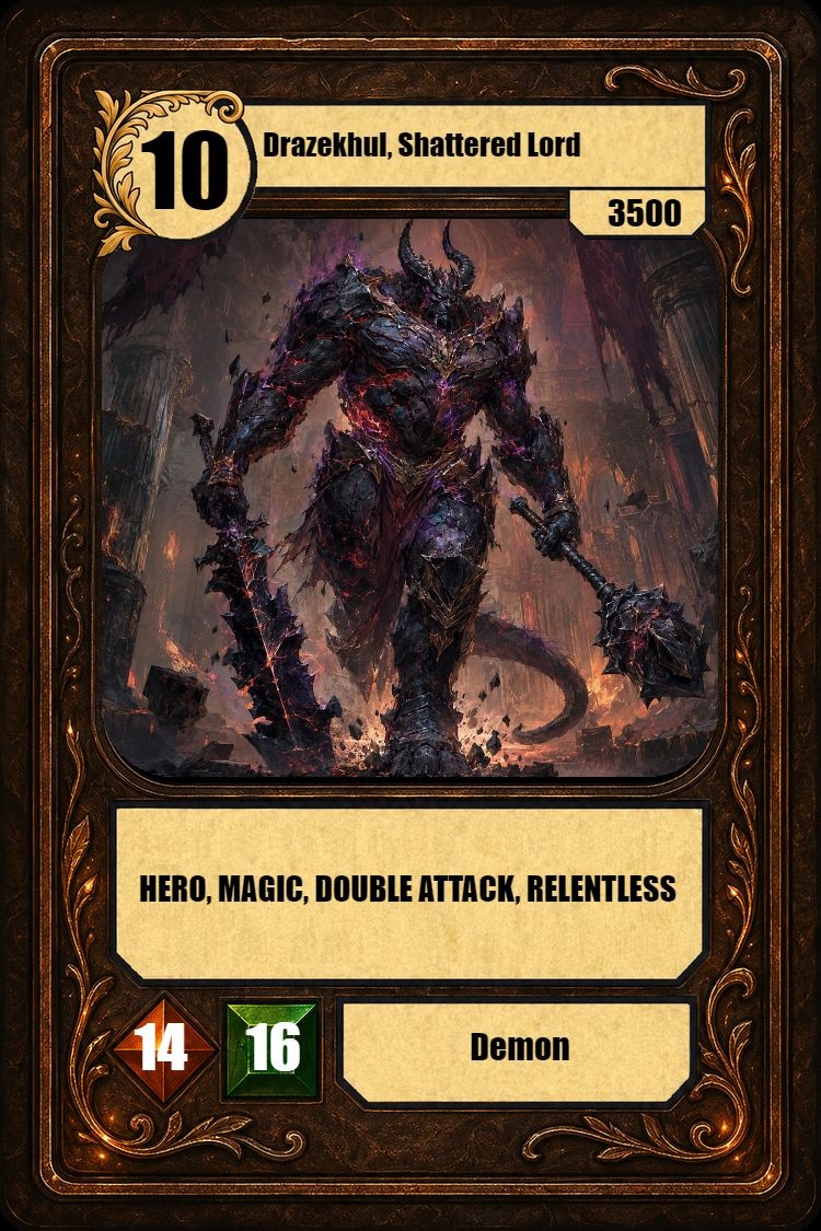 Drazekhul, Shattered Lord