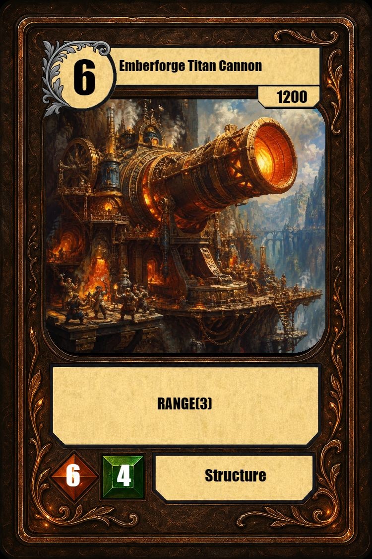 Emberforge Titan Cannon