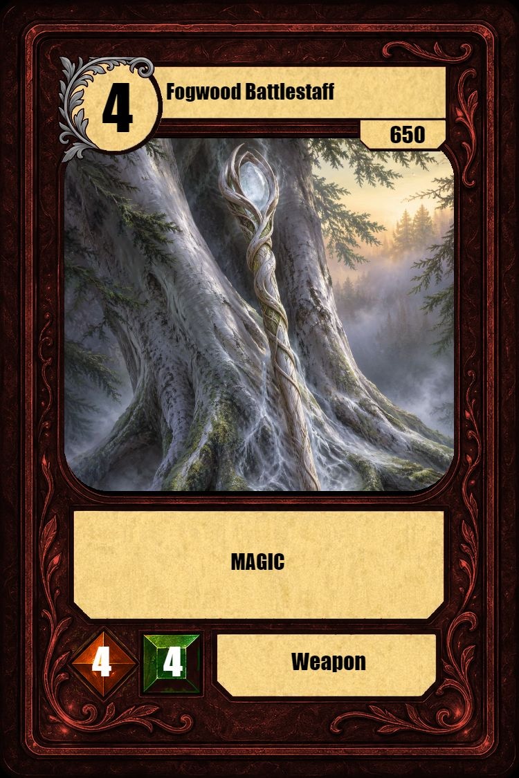Fogwood Battlestaff