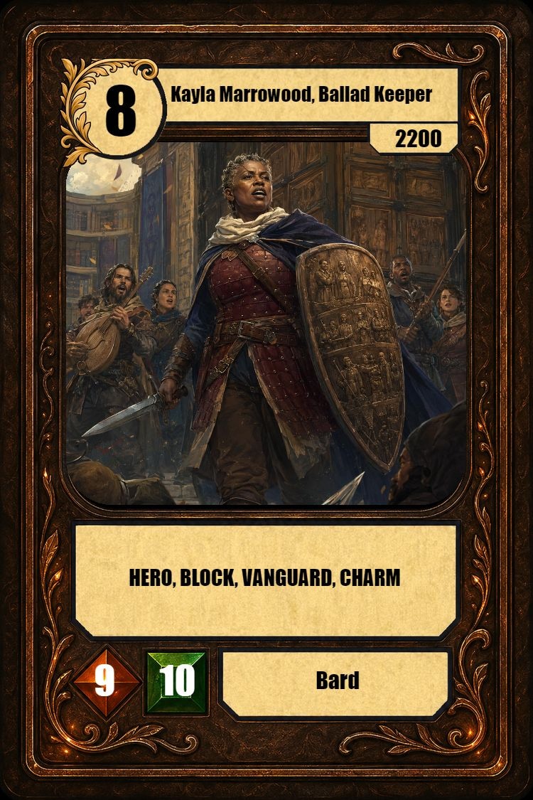 Kayla Marrowood, Ballad Keeper