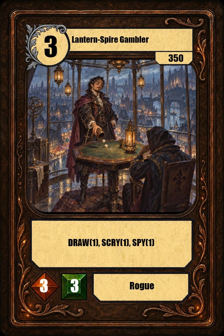 Lantern-Spire Gambler