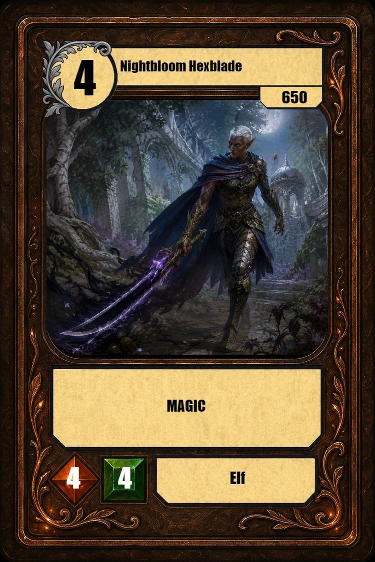 Nightbloom Hexblade