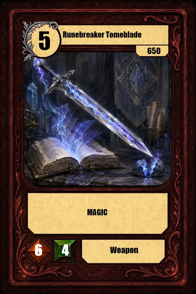 Runebreaker Tomeblade