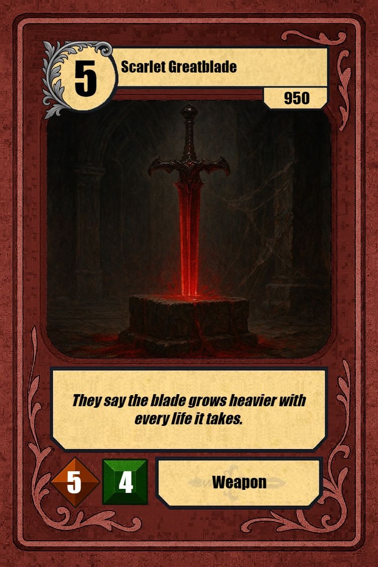 Scarlet Greatblade