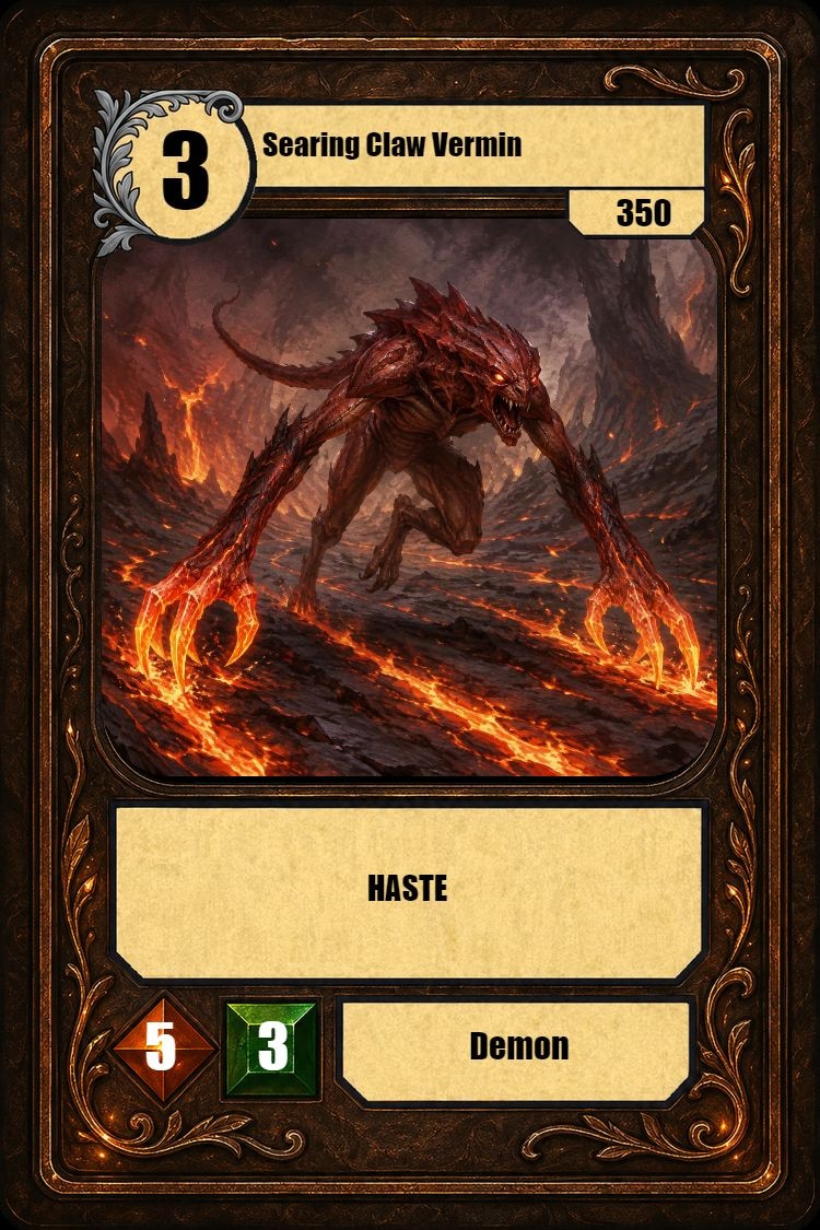 Searing Claw Vermin