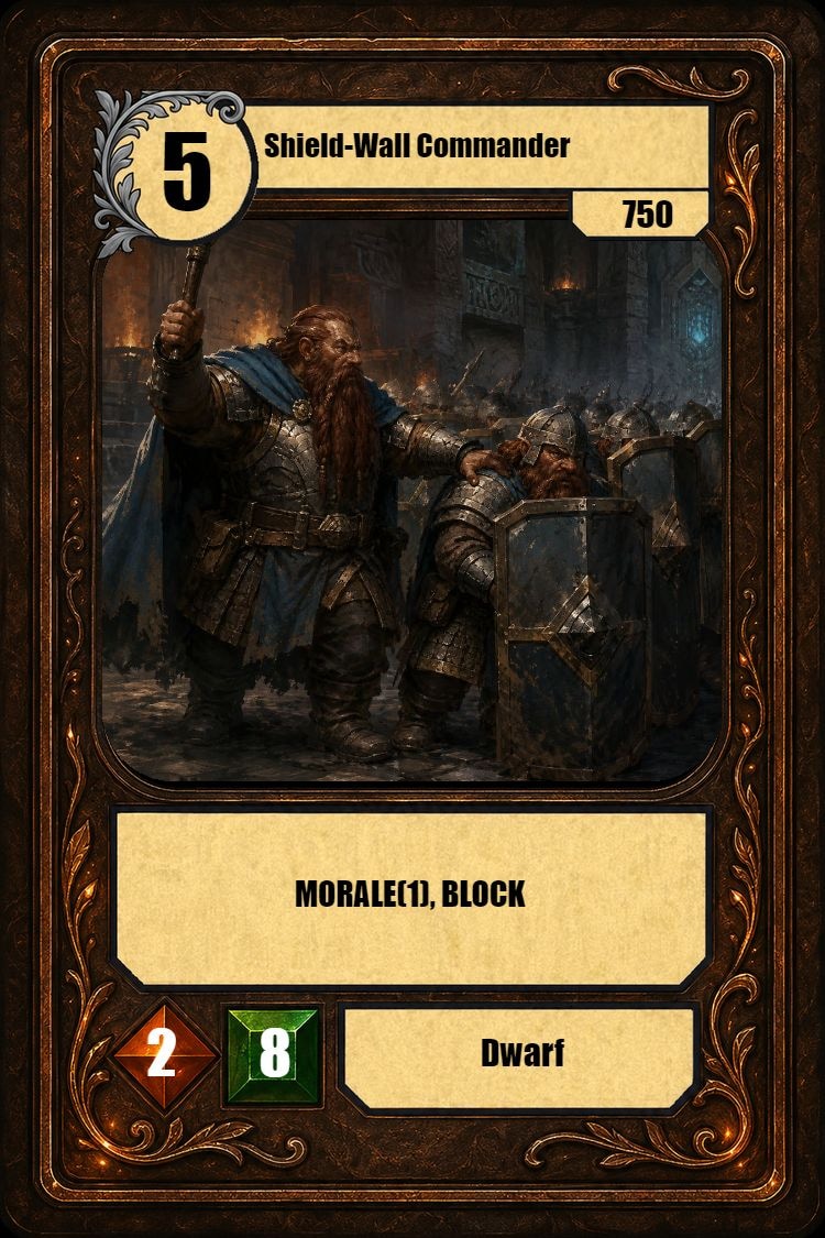 Shield-Wall Commander