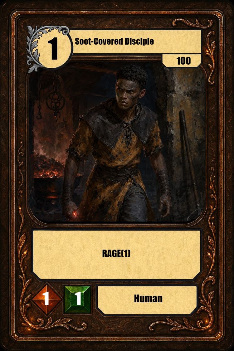 Soot-Covered Disciple