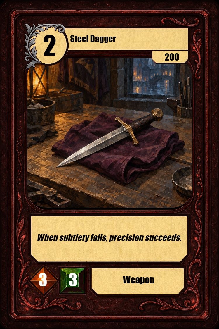 Steel Dagger