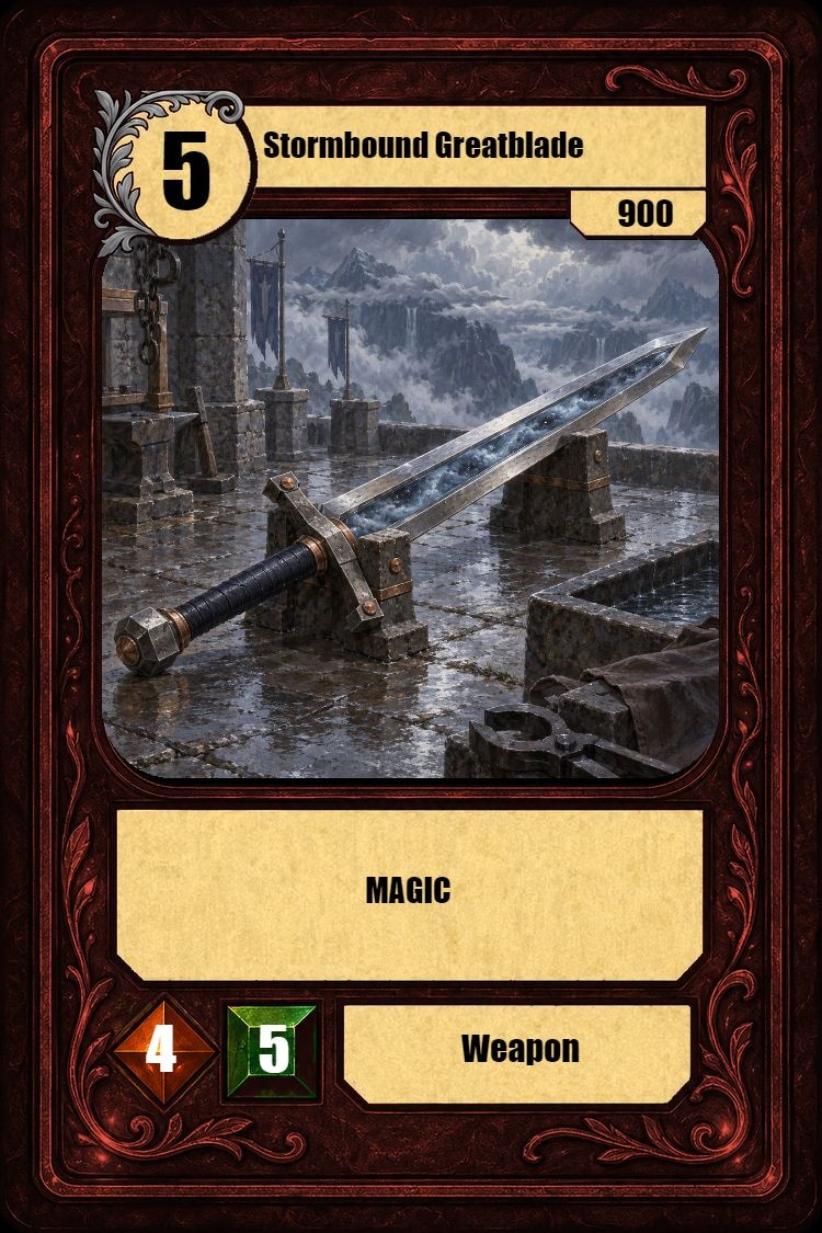Stormbound Greatblade