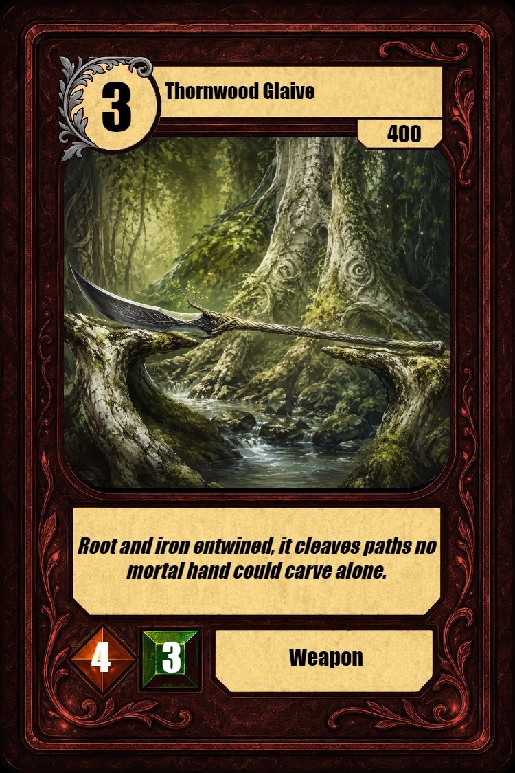 Thornwood Glaive
