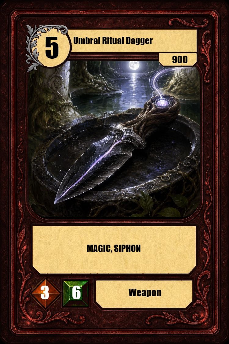 Umbral Ritual Dagger